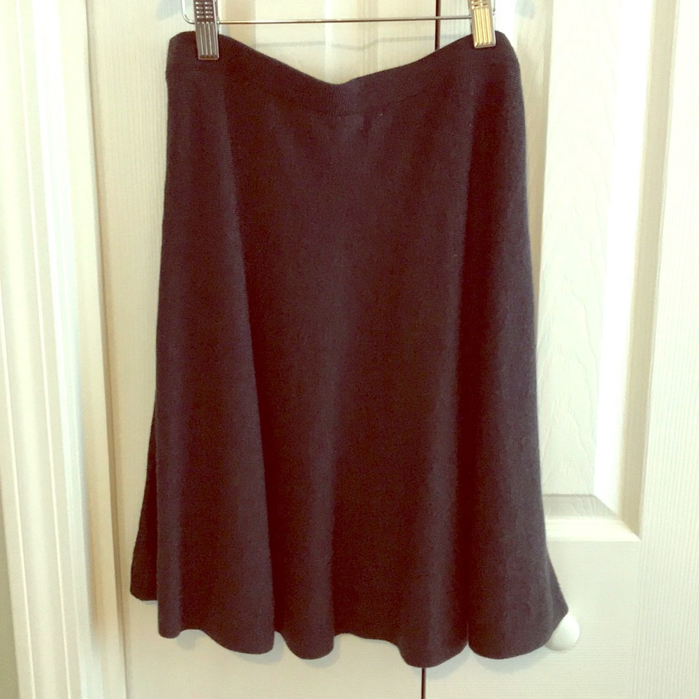 Eileen Fisher xs Gray merino wool skirt sweater